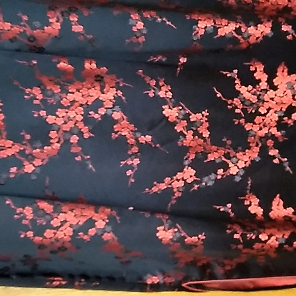 KIMONO BLACK/RED PRINT SIMPLY GORGEOUS!!! SZ L - Picture 7 of 13